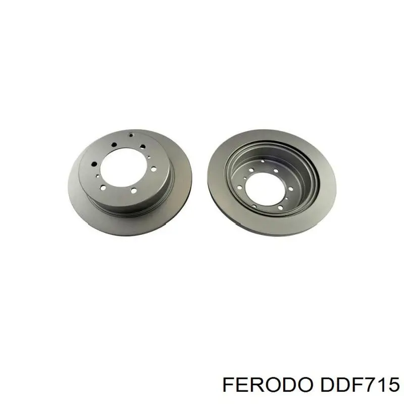 Купить DDF715 Ferodo Диск тормозной задний