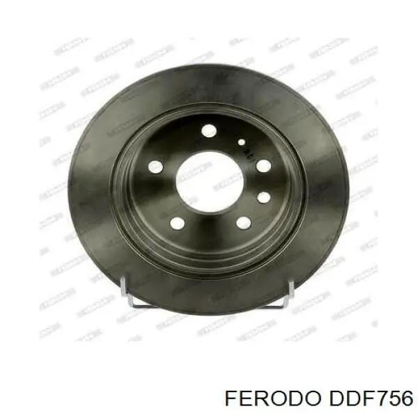 DDF756 Ferodo диск тормозной задний