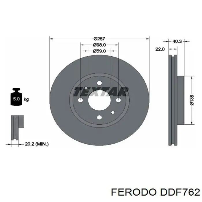 DDF762 Ferodo