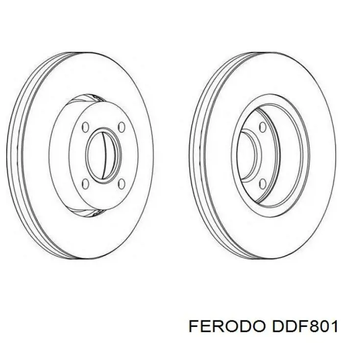 DDF801 Ferodo