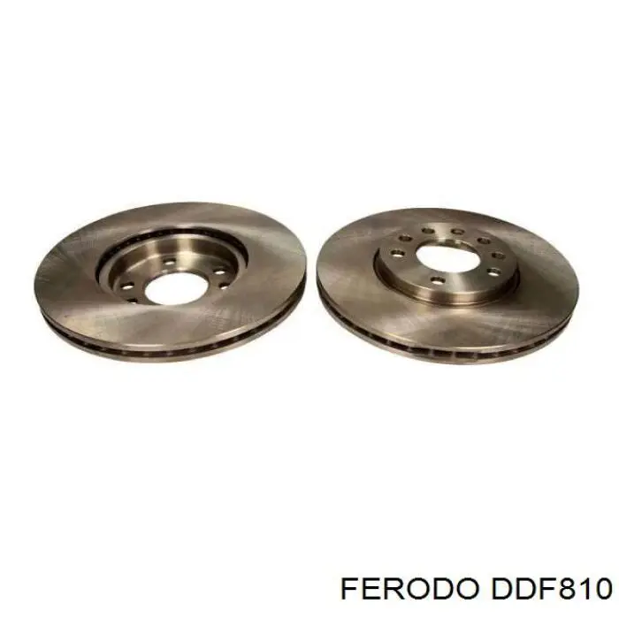 DDF810 Ferodo диск тормозной передний