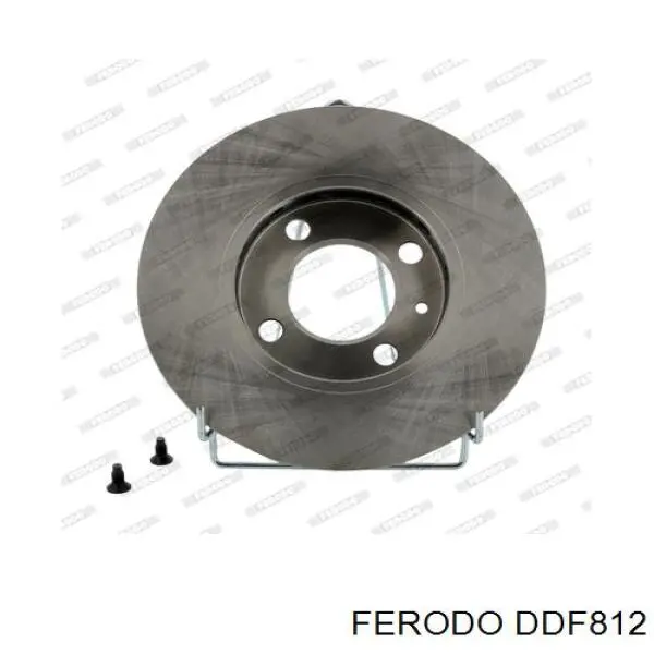 DDF812 Ferodo диск тормозной передний