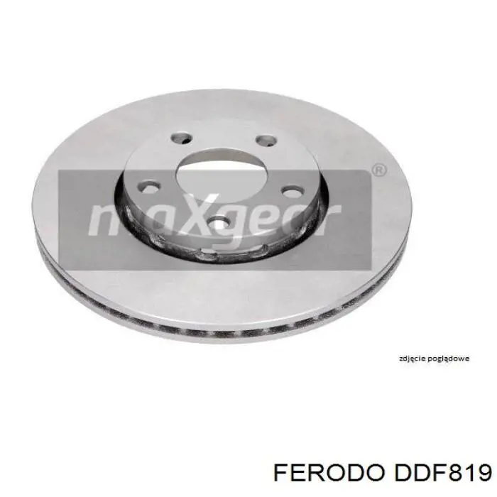 Купить DDF819 Ferodo Диск тормозной задний