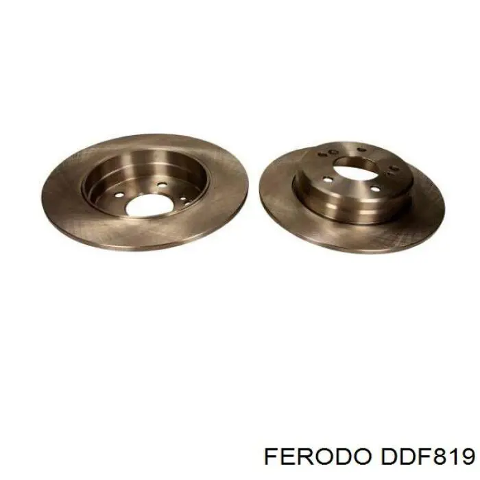 Задний тормозной диск Ferodo DDF819 цена, от 28.35 USD