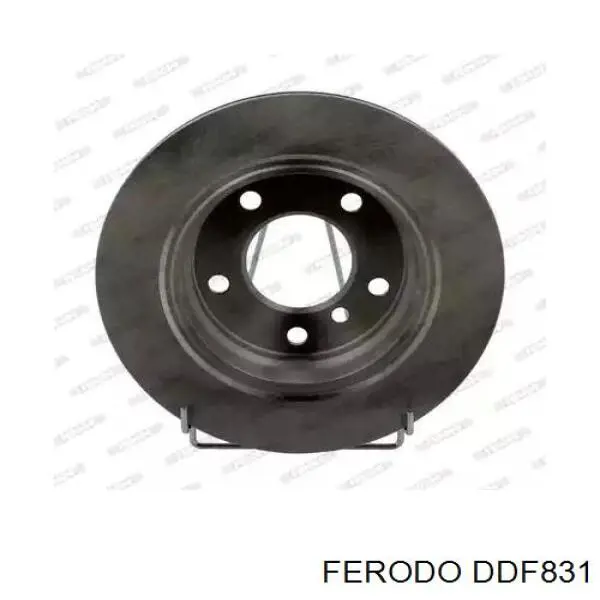 DDF831 Ferodo диск тормозной задний