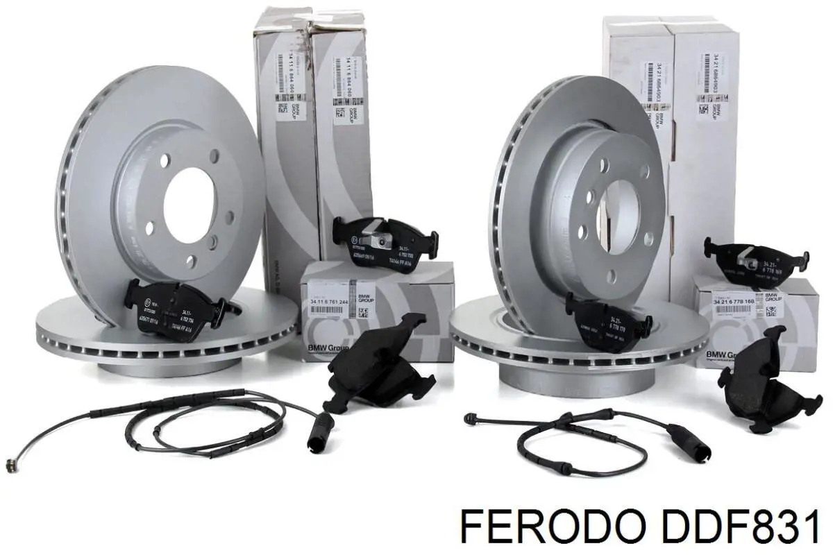 Тормозные диски DDF831 Ferodo