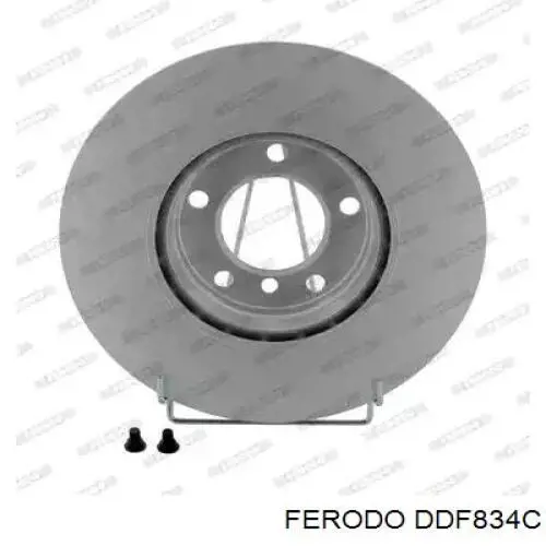 Передние тормозные диски DDF834C Ferodo