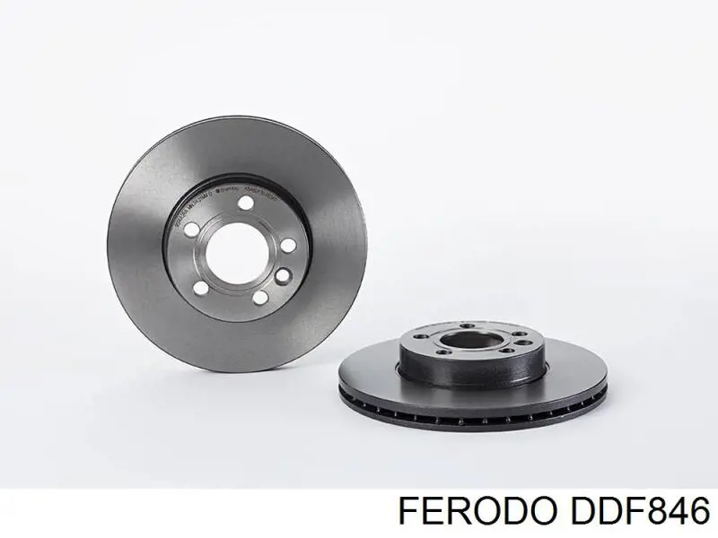 Передние тормозные диски DDF846 Ferodo
