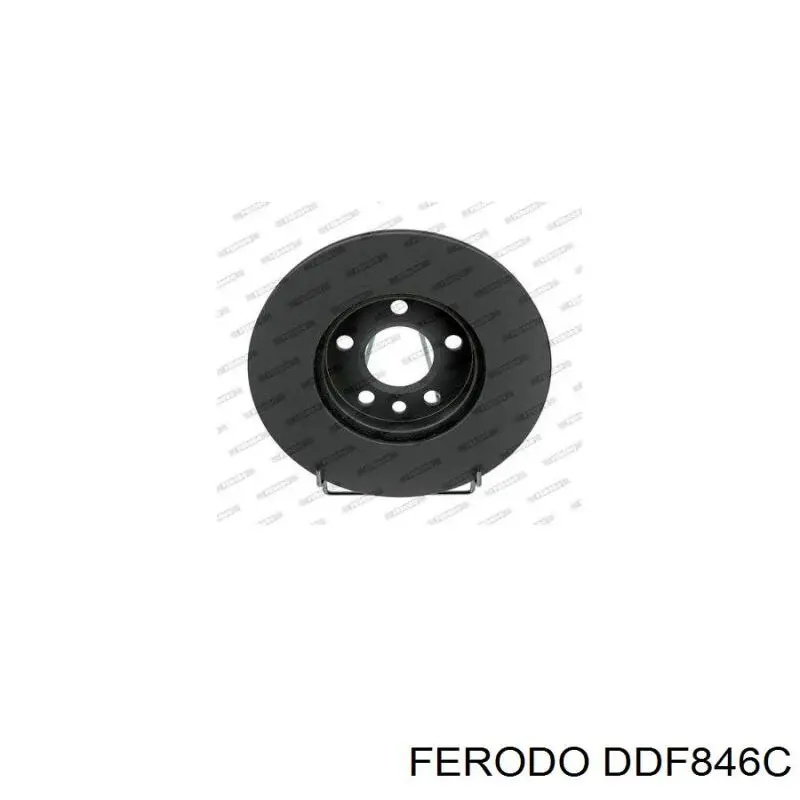 DDF846C Ferodo тормозные диски