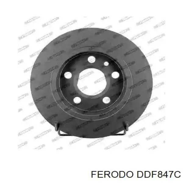 DDF847C Ferodo диск тормозной задний