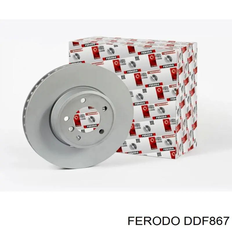DDF867 Ferodo диск тормозной передний