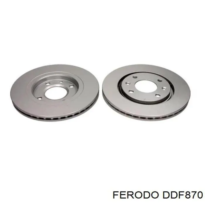 Тормоз дисковый передний Ferodo DDF870 цена, от 30.92 USD