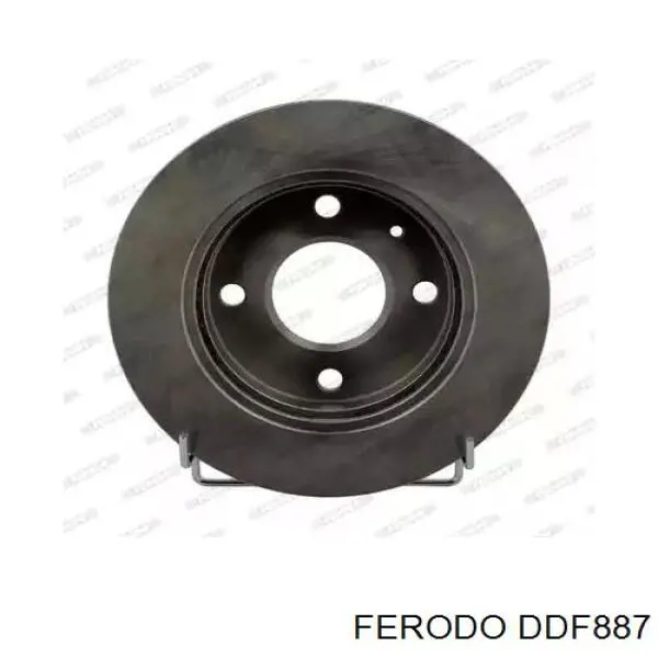 DDF887 Ferodo диск тормозной передний