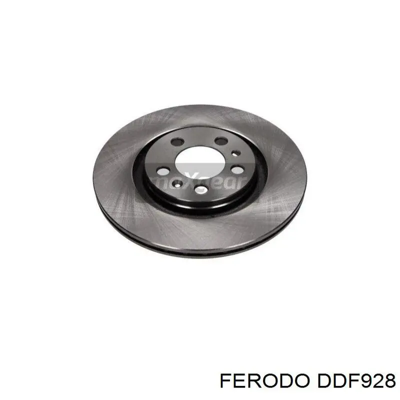 DDF928 Ferodo Диск тормозной передний