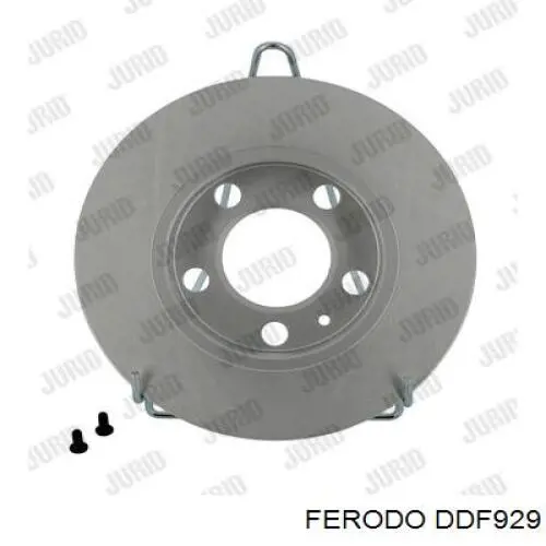 Disco de freno trasero DDF929 Ferodo