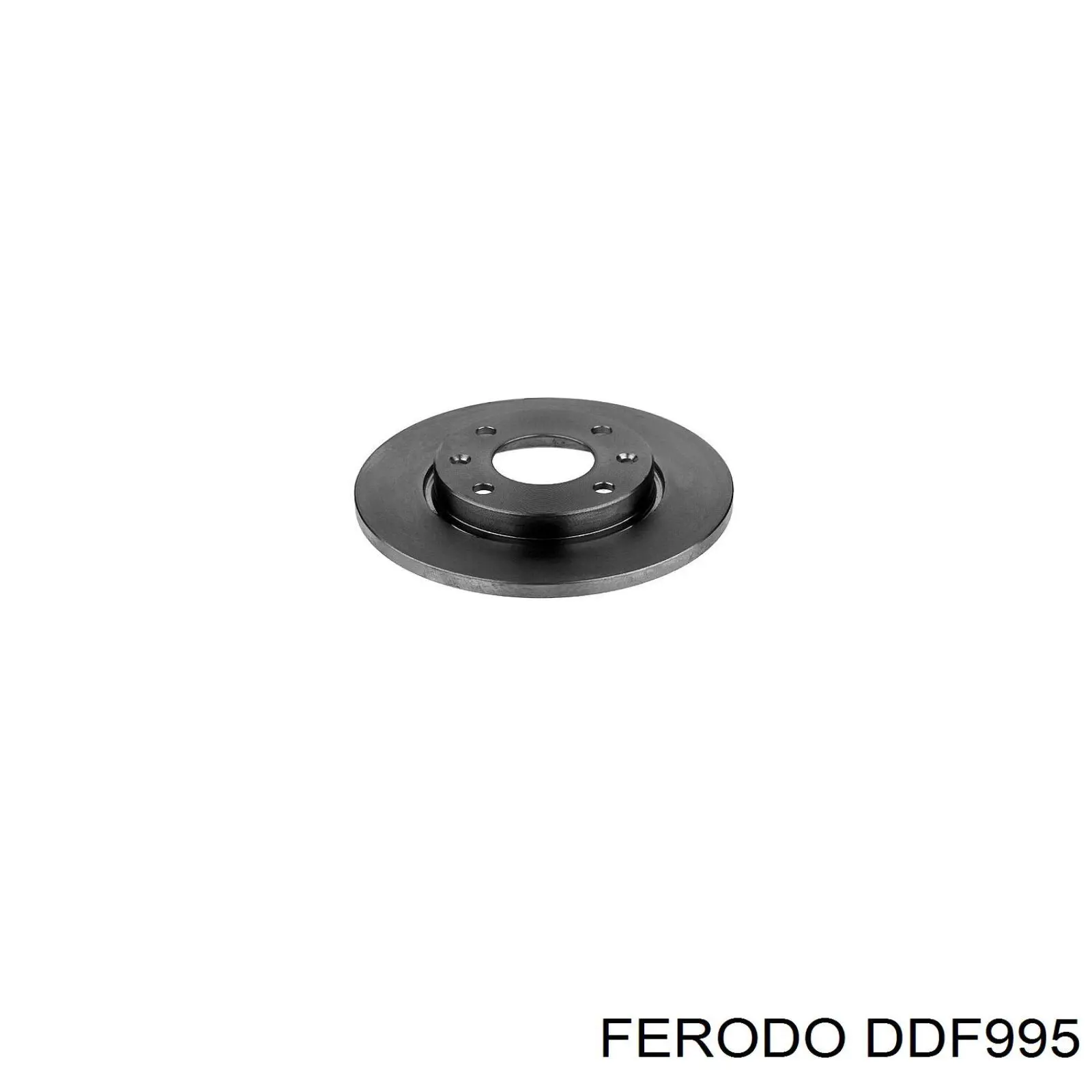 Freno de disco delantero DDF995 Ferodo