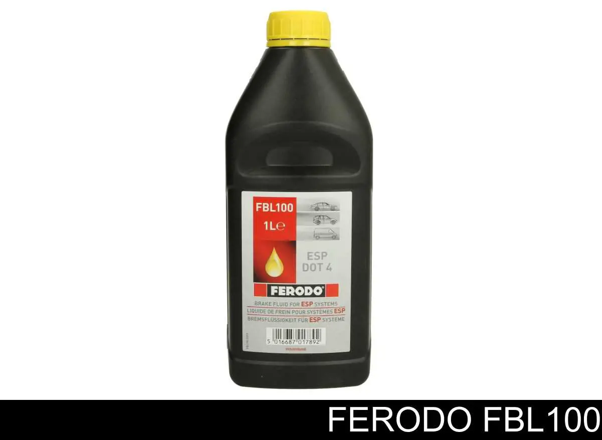 Жидкость тормозная Ferodo FBL100