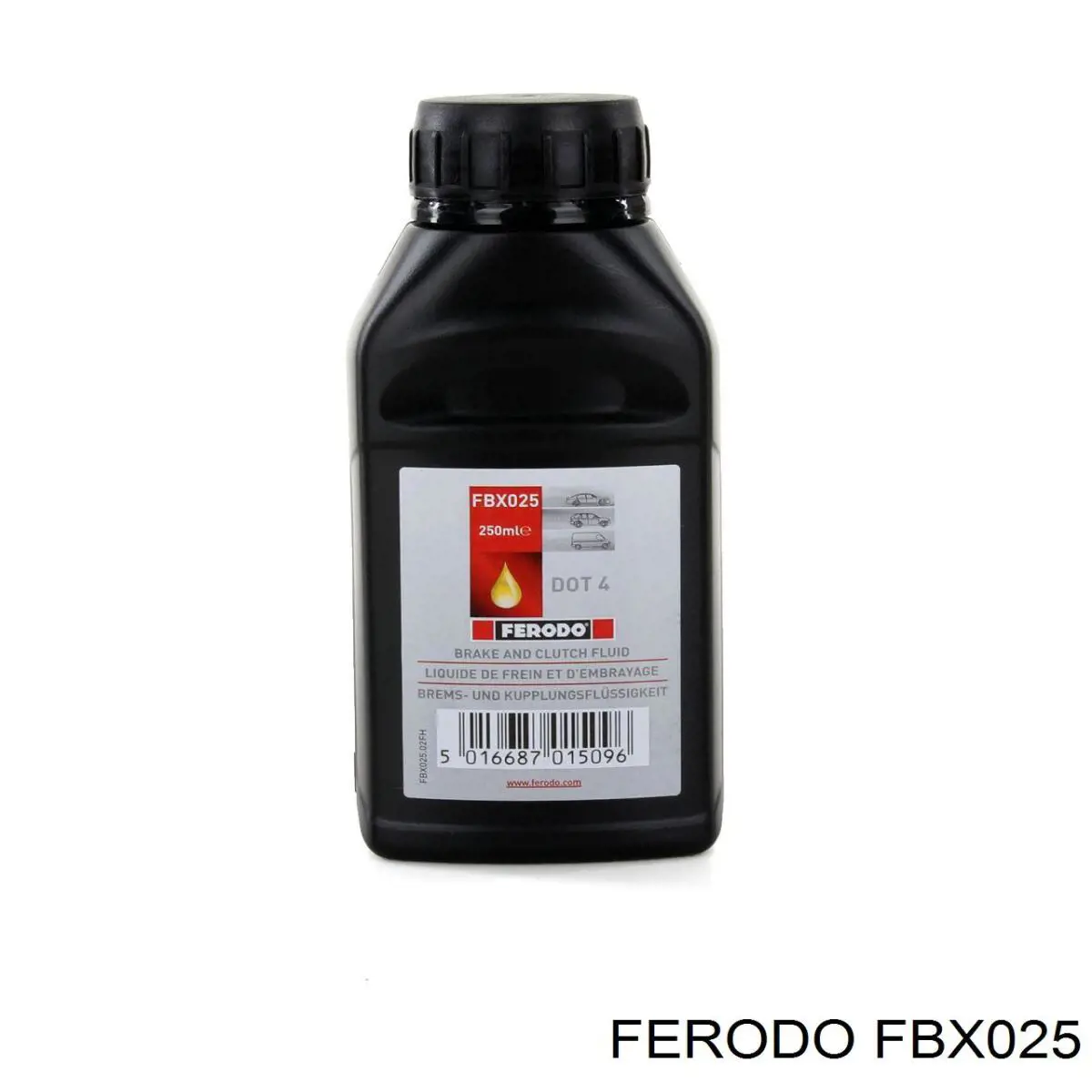 Жидкость тормозная Ferodo DOT 4 0.25 л (FBX025)