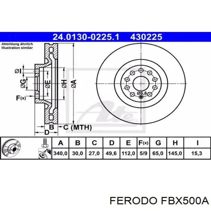 Жидкость тормозная Ferodo FBX500A