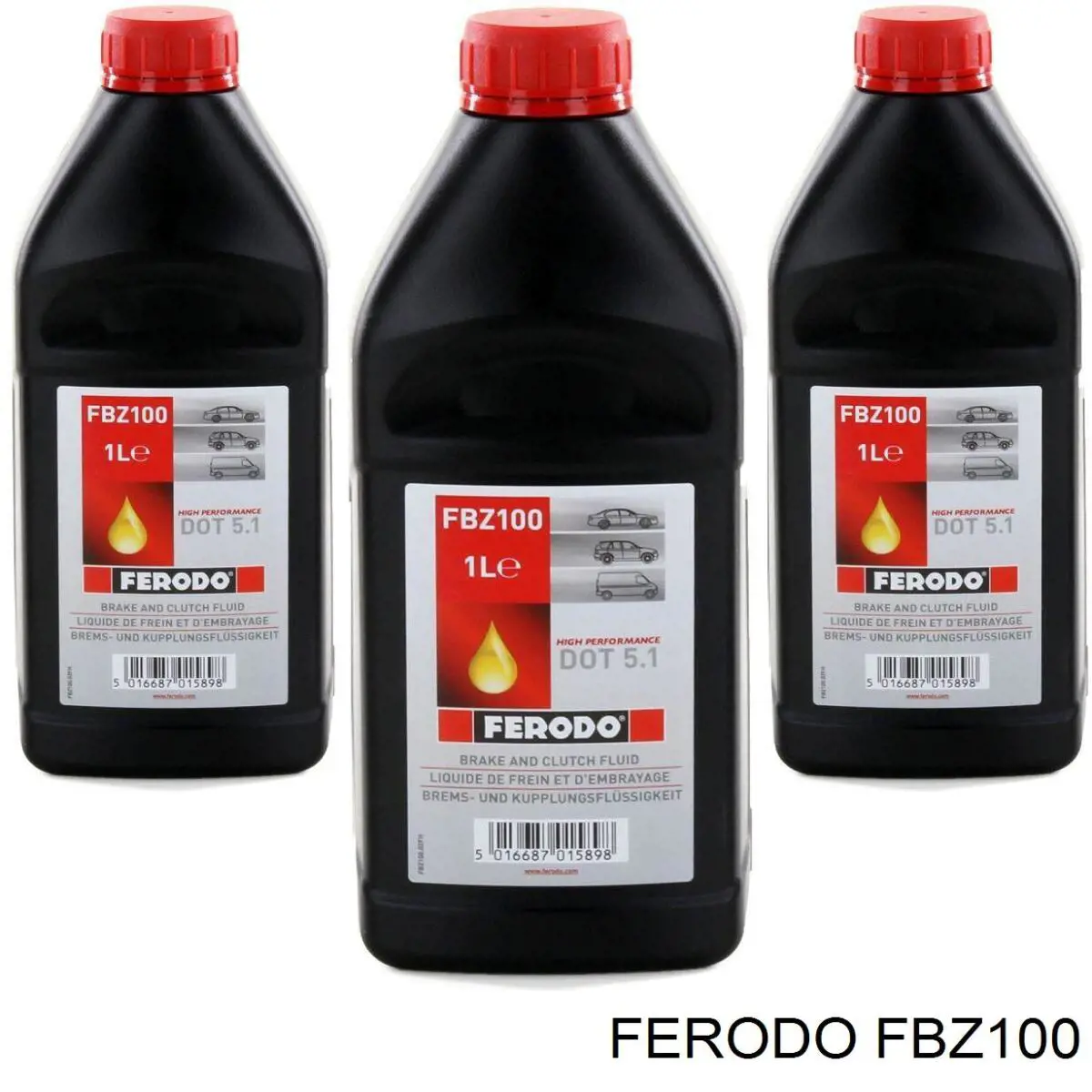 Жидкость тормозная Ferodo FBZ100