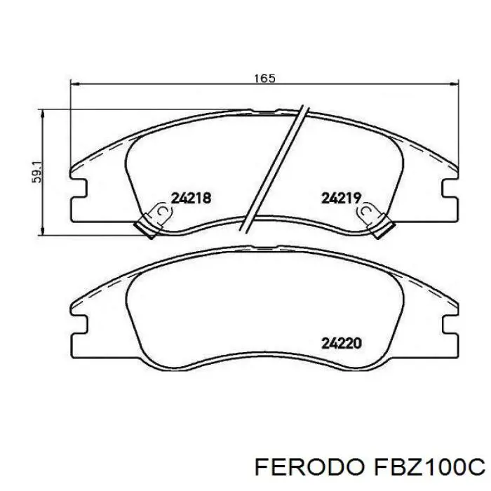 FBZ100C Ferodo Жидкость для тормозной системы