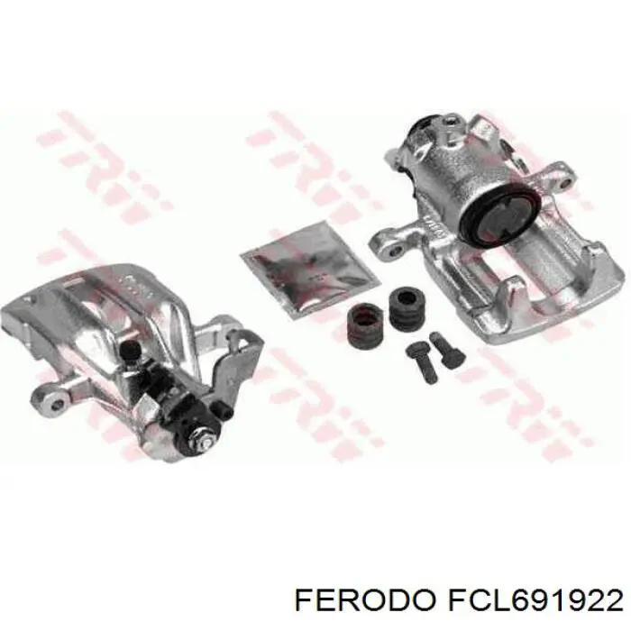 Pinza de freno trasero derecho FCL691922 Ferodo