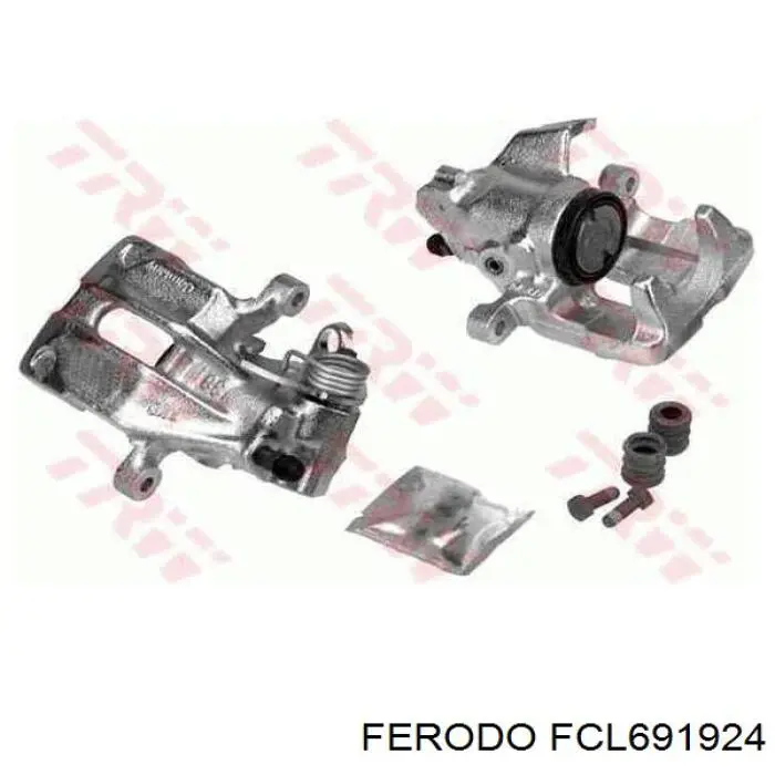 FCL691924 Ferodo суппорт тормозной задний правый