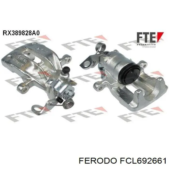 FCL692661 Ferodo суппорт тормозной задний левый