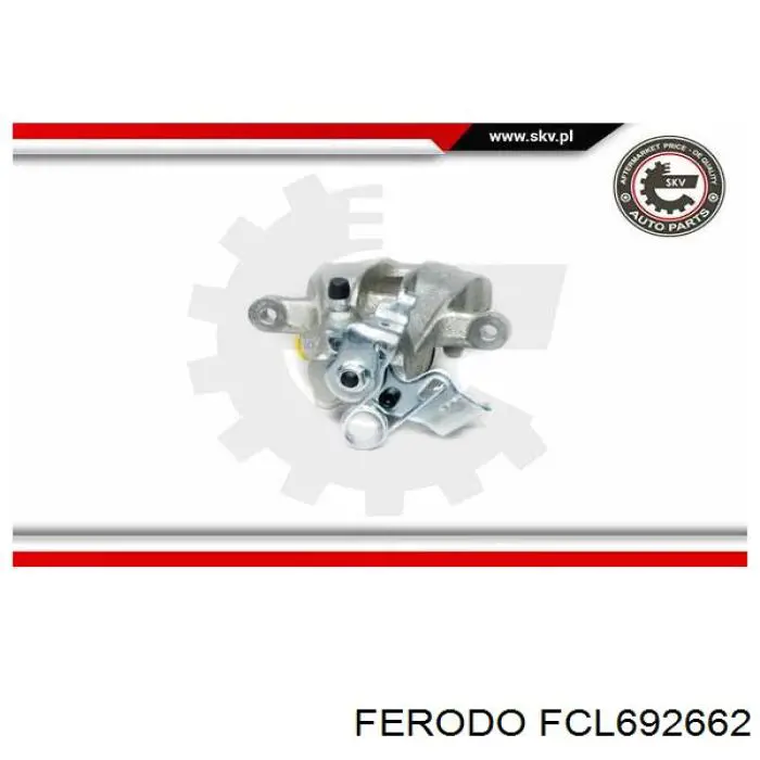 Тормозной суппорт правый задний Ferodo FCL692662 цена, от 65.92 USD
