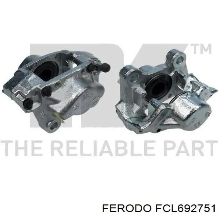FCL692751 Ferodo суппорт тормозной задний левый