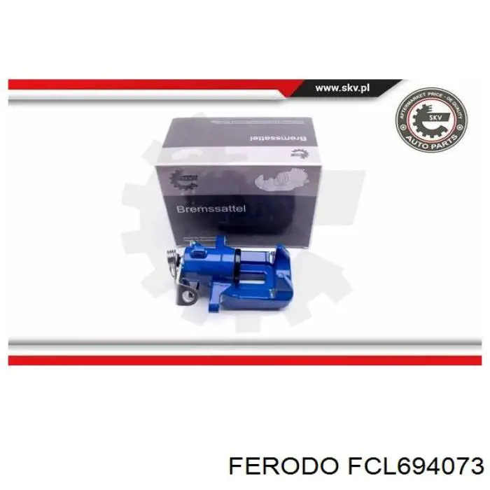 FCL694073 Ferodo суппорт тормозной задний левый
