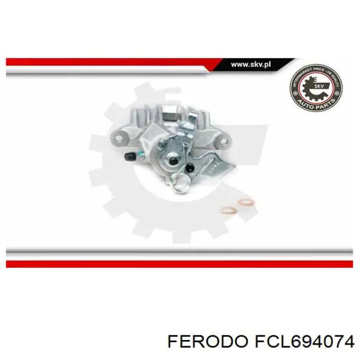 Супорт гальмівний задній правий FCL694074 Ferodo
