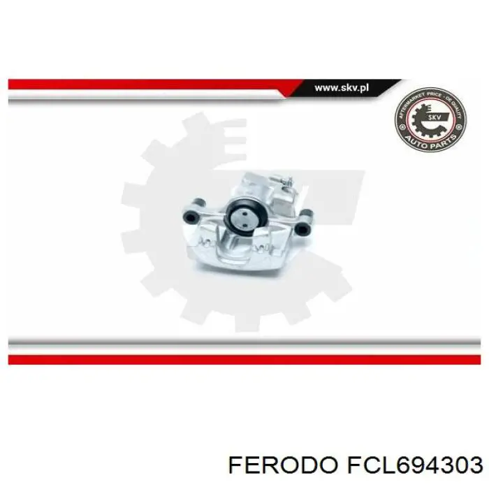 Pinza de freno trasera izquierda FCL694303 Ferodo