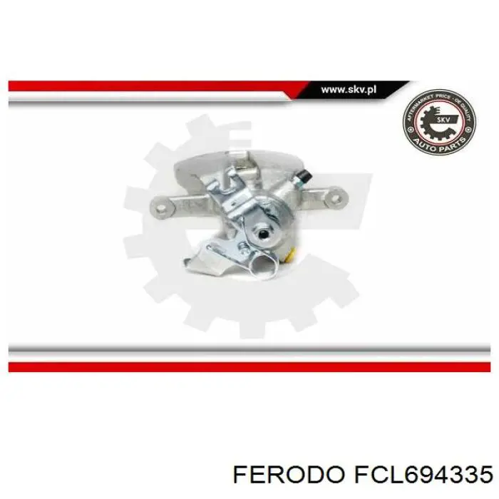 Купить FCL694335 Ferodo Суппорт задний левый