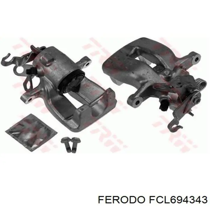 FCL694343 Ferodo суппорт тормозной задний правый