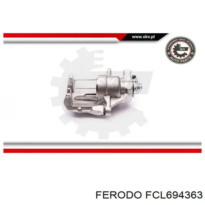 FCL694363 Ferodo Суппорт тормозной, передний, левый