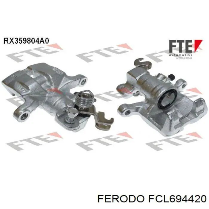 FCL694420 Ferodo суппорт тормозной задний правый