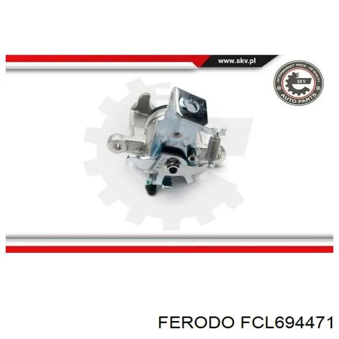FCL694471 Ferodo suporte do freio traseiro esquerdo