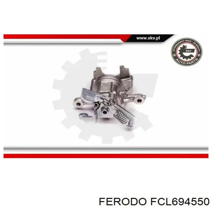 Тормозной суппорт правый задний Ferodo FCL694550 цена, от 69.34 USD