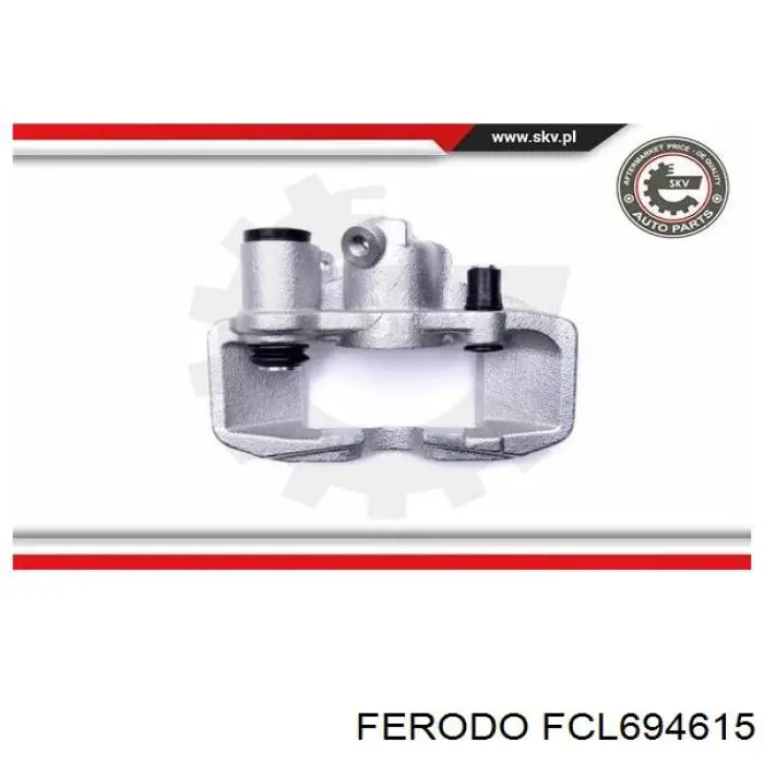 Тормозной суппорт правый задний Ferodo FCL694615 цена, от 58.84 USD