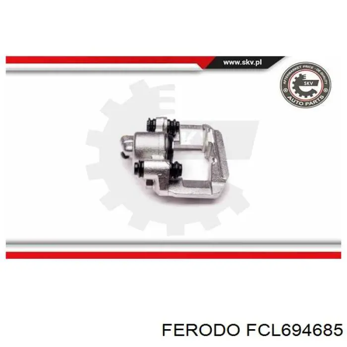 FCL694685 Ferodo Тормозной суппорт задний левый