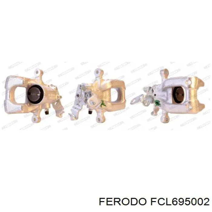 FCL695002 Ferodo суппорт тормозной задний правый