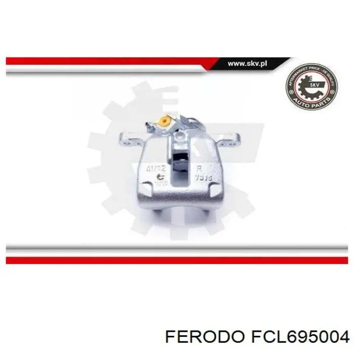 Тормозной суппорт правый задний Ferodo FCL695004 цена, от 102.16 USD