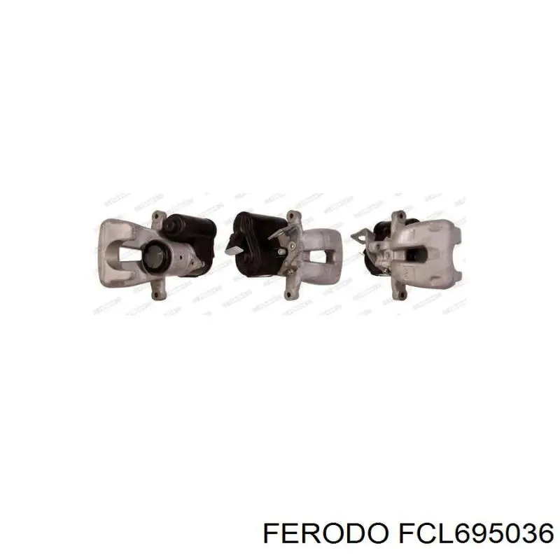 Pinza de freno trasero derecho FCL695036 Ferodo