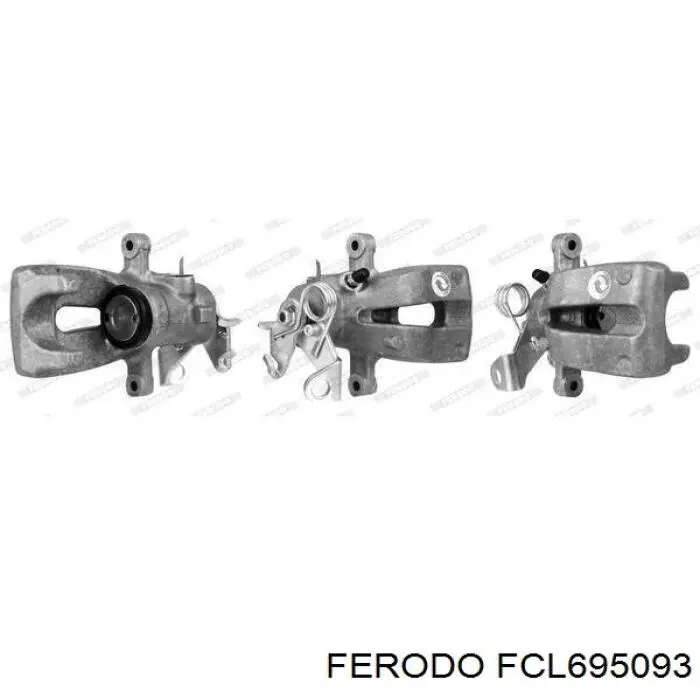 FCL695093 Ferodo суппорт тормозной задний левый