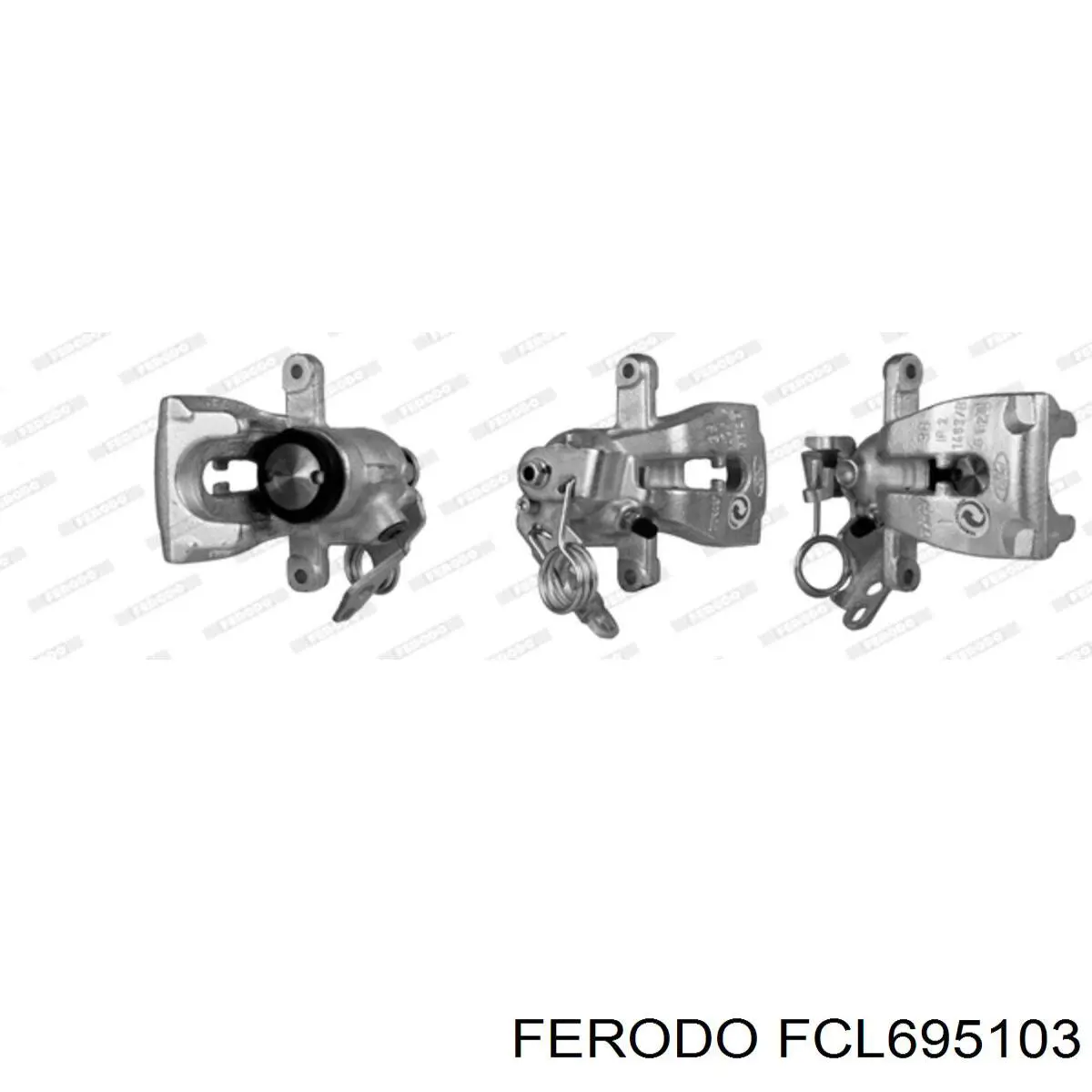 Суппорт тормозной задний левый FCL695103 Ferodo