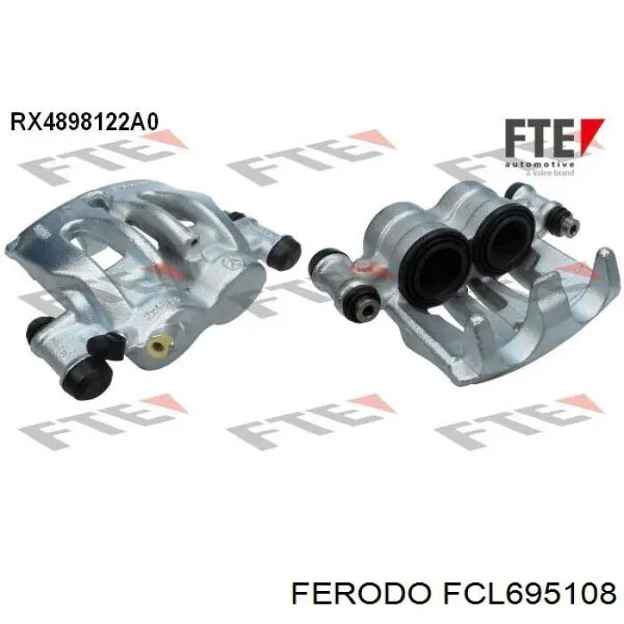 FCL695108 Ferodo suporte do freio dianteiro direito