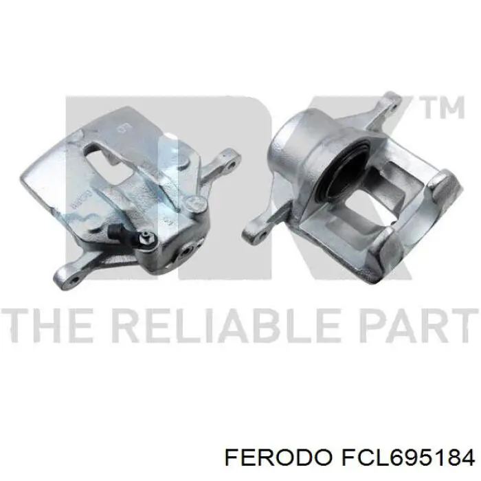 FCL695184 Ferodo суппорт тормозной передний правый