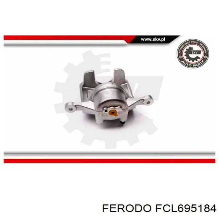 Pinza de freno delantera derecha FCL695184 Ferodo