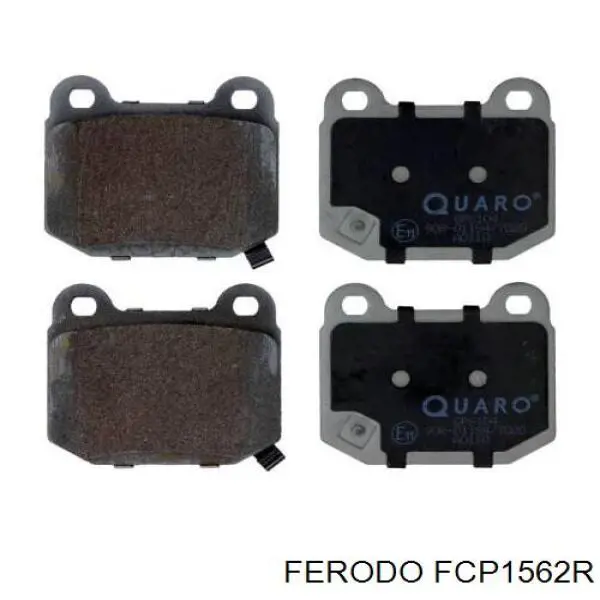 FCP1562R Ferodo Колодки тормозные дисковые комплект